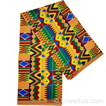 Grosir kain cetak lilin Afrika masing -masing 6 yard